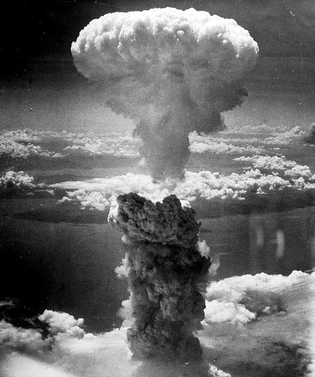 Atomic Bomb thrown on Nagasaki City
