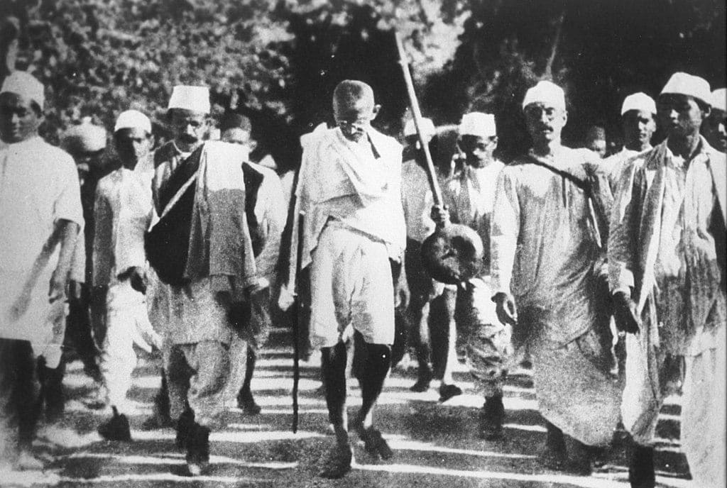 Dandi March of Mahatma Gandhi