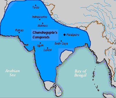 Kalinga State surrounded by Mauryan Empire