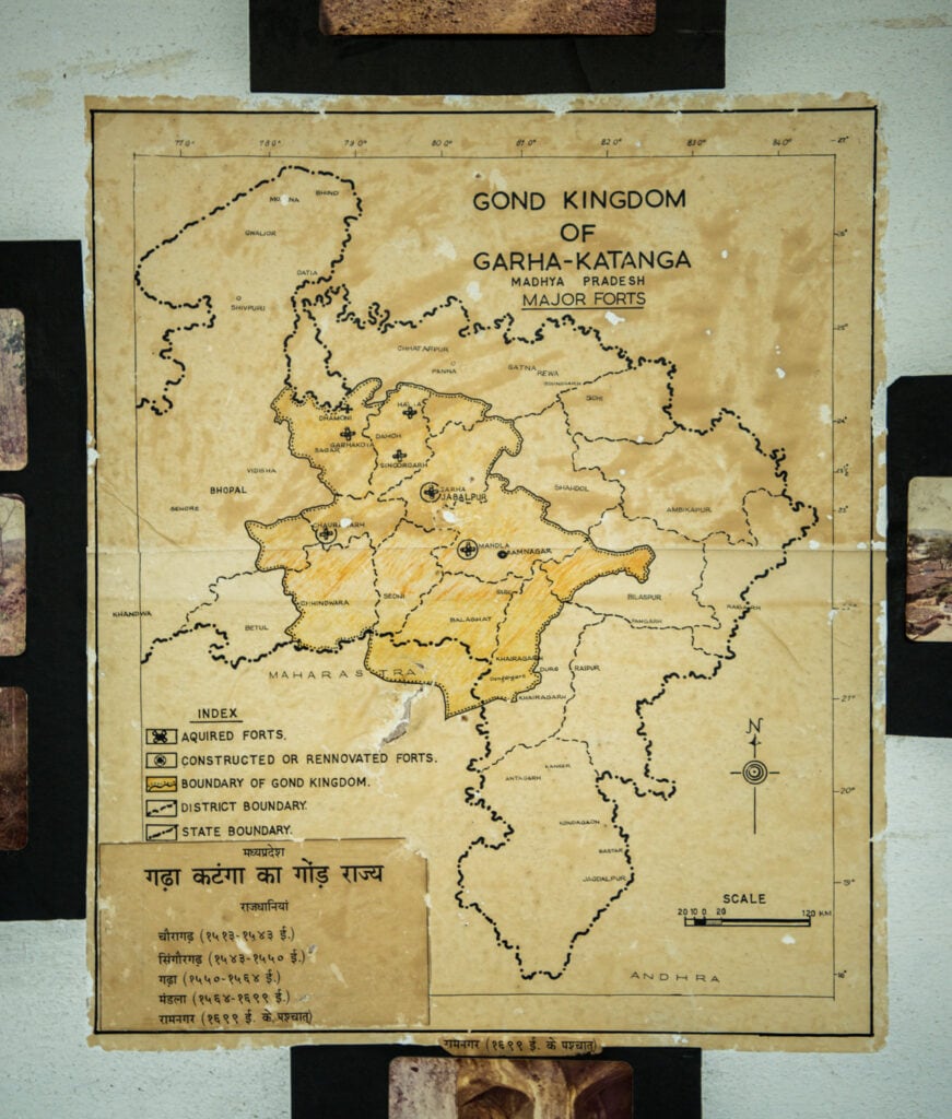 Map of Gond Kingdom