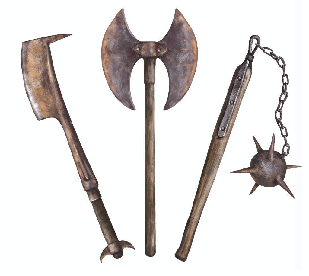 Medieval Fighting Axes