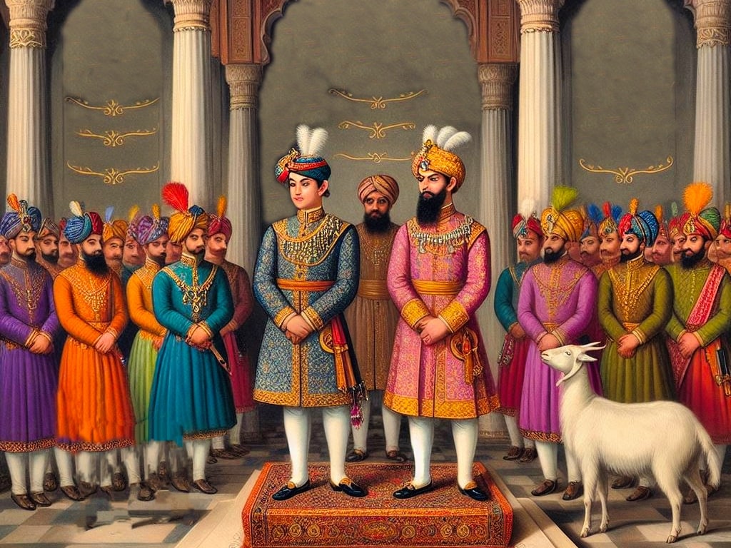 Birbal and Virat both Ministers in Court of Akbar